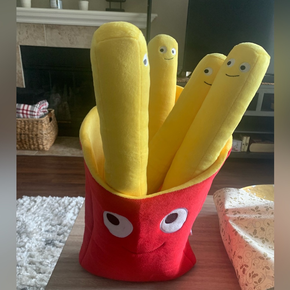 NWOT 16” Yummy World Jumbo French Fries Fun Collectible Pillow Stuffed PlushToy